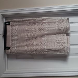 Vintage Cream/Lace size Large skirt